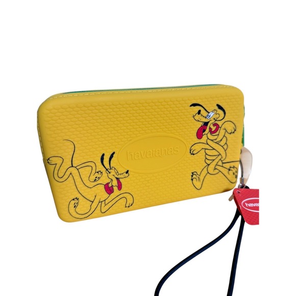 Havaianas‎ Mini Bag Disney Bag NWT Classics PLUTO WATER/SAND RESISTANT YELLOW - Picture 2 of 10